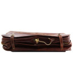 Шкіряний дорожній портплед Tuscany Leather TAHITI TL3030 Dark Brown - Фотографія № 105