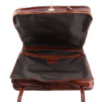 Шкіряний дорожній портплед Tuscany Leather TAHITI TL3030 Dark Brown - Фотографія № 104