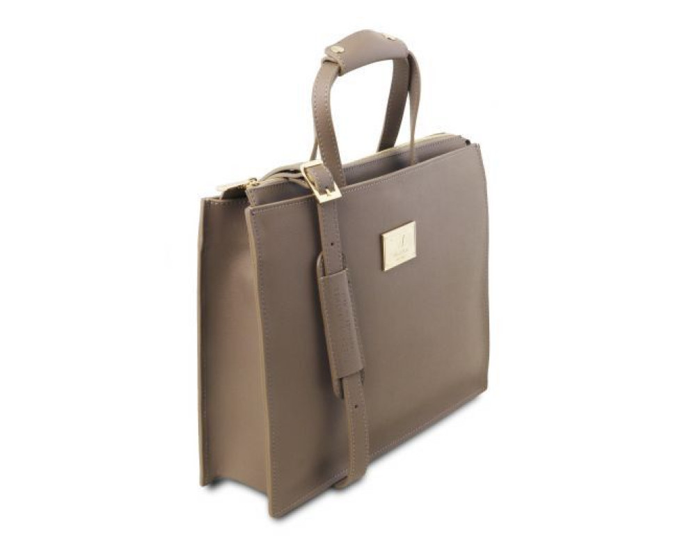Червоний бізнес-портфель жіночий Tuscany Leather Palermo tl141369 Red - Фотографія № 4