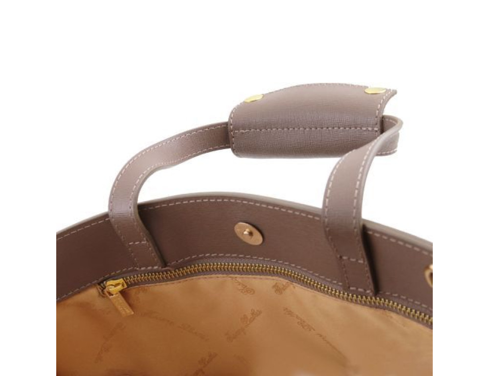 Червоний бізнес-портфель жіночий Tuscany Leather Palermo tl141369 Red - Фотографія № 9
