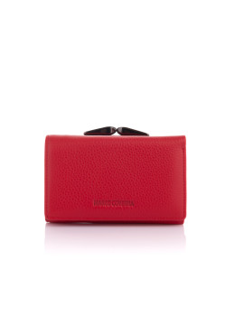Красный женский кошелёк на магнитах Marco Coverna W003 Red