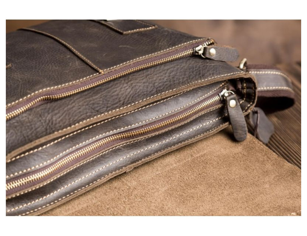 Чоловіча шкіряна сумка через плече Tidin Bag G8850 - Фотографія № 7