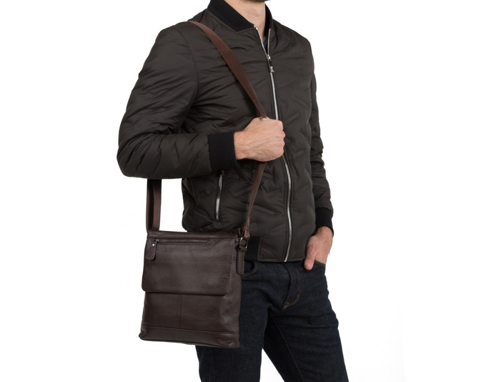 Шкіряна сумка через плече TIDING BAG M38-8146C - Фотографія № 2