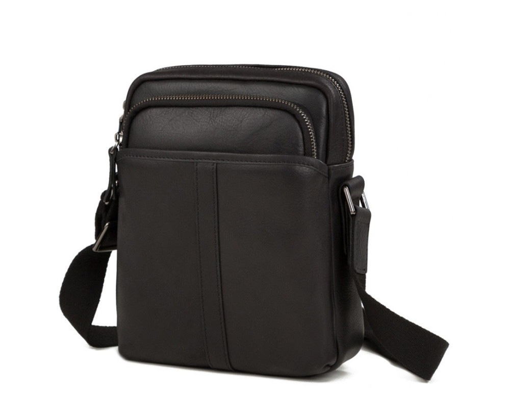 Шкіряна сумка через плече TIDING BAG M47-21109-1A - Фотографія № 1