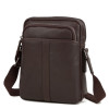 Шкіряна сумка через плече TIDING BAG M47-21109-1C коричнева