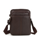 Шкіряна сумка через плече TIDING BAG M47-21109-1C коричнева - Фотографія № 104