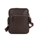 Шкіряна сумка через плече TIDING BAG M47-21109-1C коричнева - Фотографія № 103