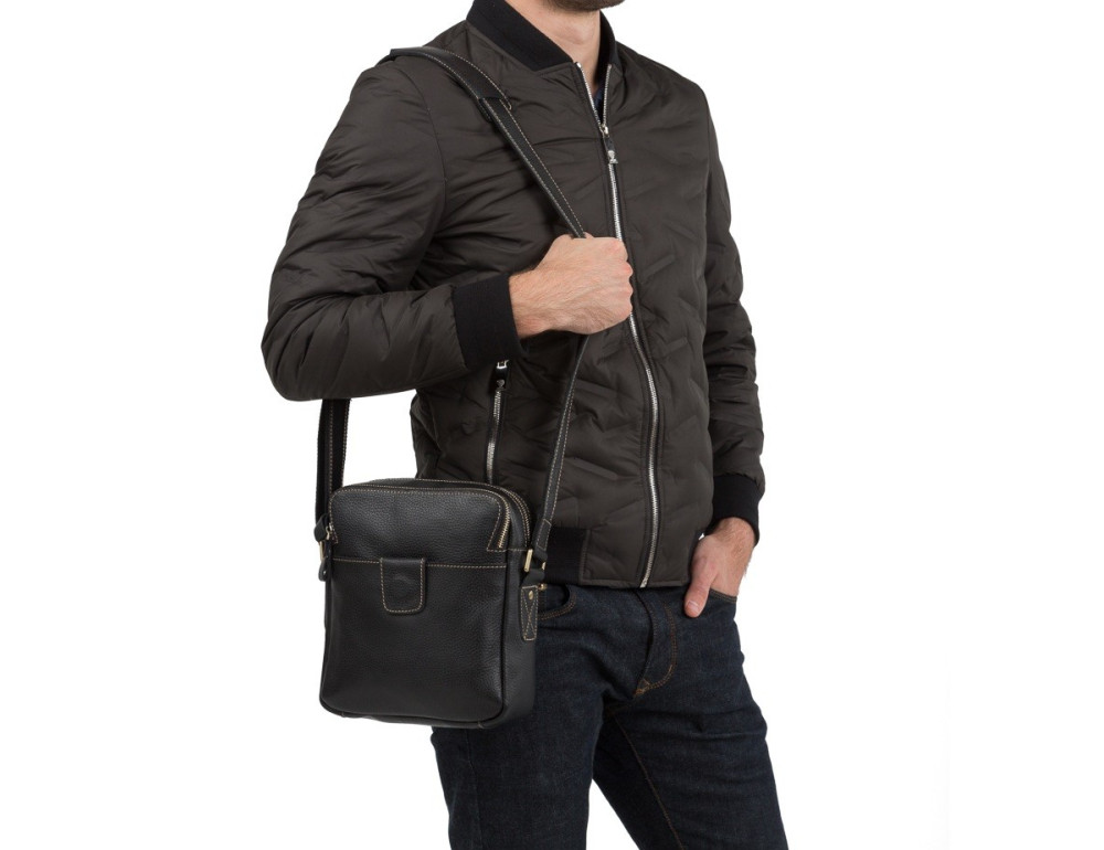 Шкіряна сумка через плече TIDING BAG M47-2779A - Фотографія № 2