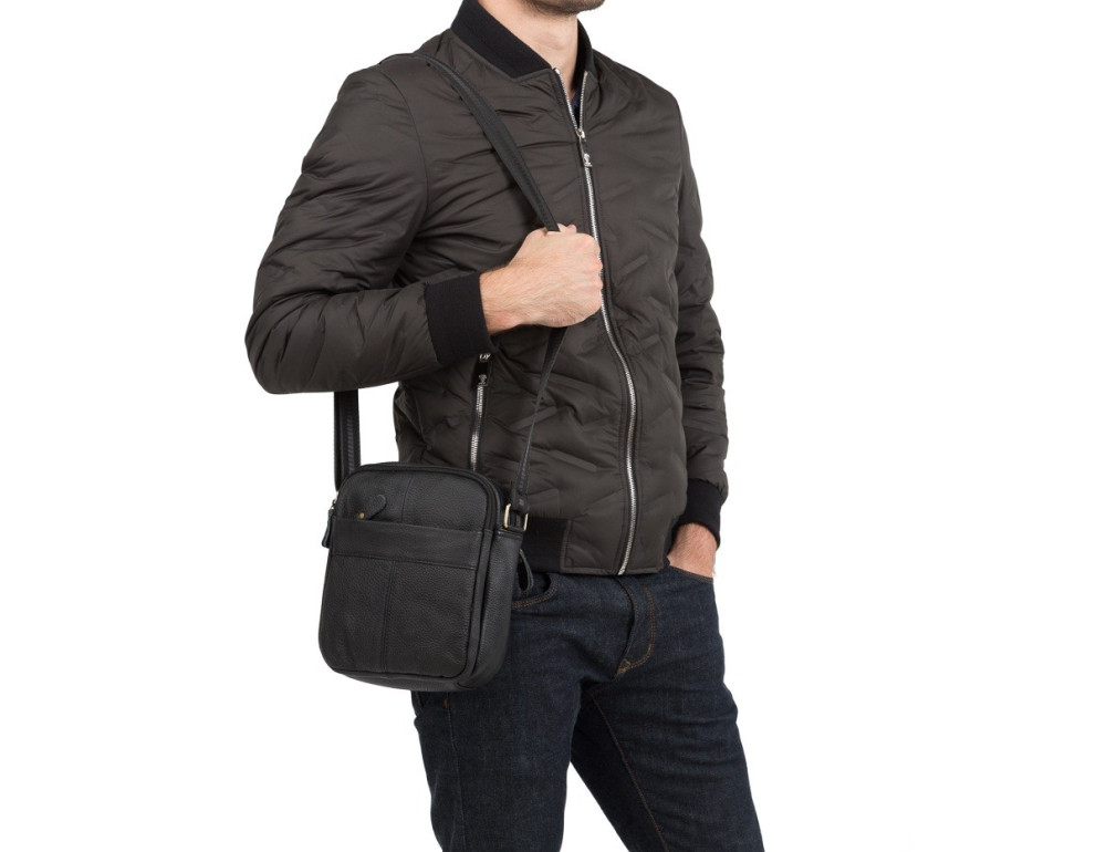 Чоловіча шкіряна сумка планшет TIDING BAG M38-1025A - Фотографія № 2