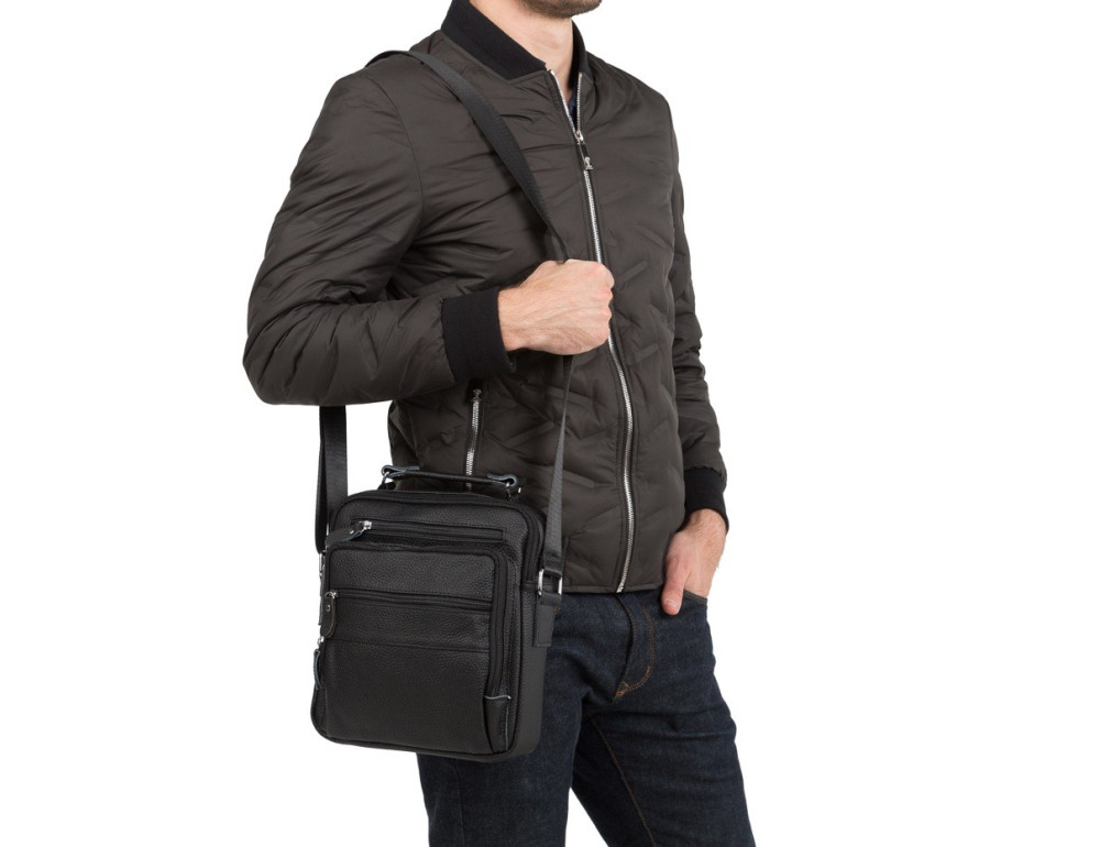 Чоловіча барсетка зі шкіри TIDING BAG M38-5112A - Фотографія № 2