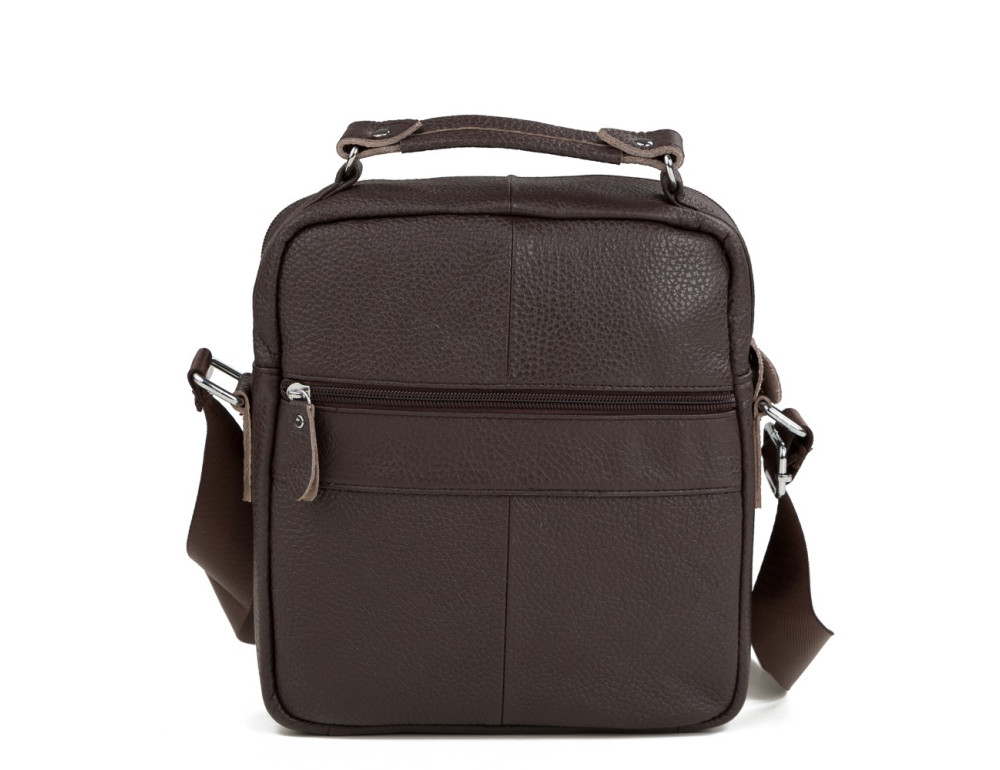Мужская барсетка из кожи TIDING BAG M38-5112C коричневый - Фото № 5