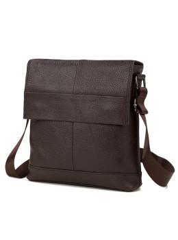 Мужская кожаная сумка-мессенджер TIDING BAG M38-8136C