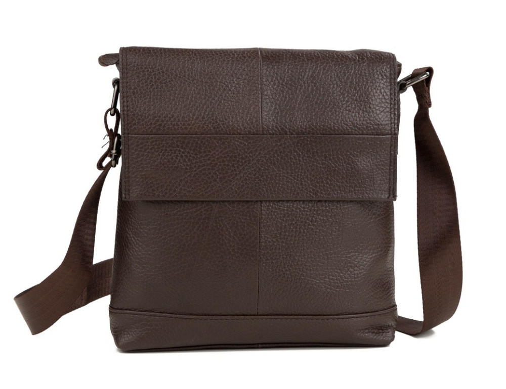 Мужская кожаная сумка-мессенджер TIDING BAG M38-8136C - Фото № 4