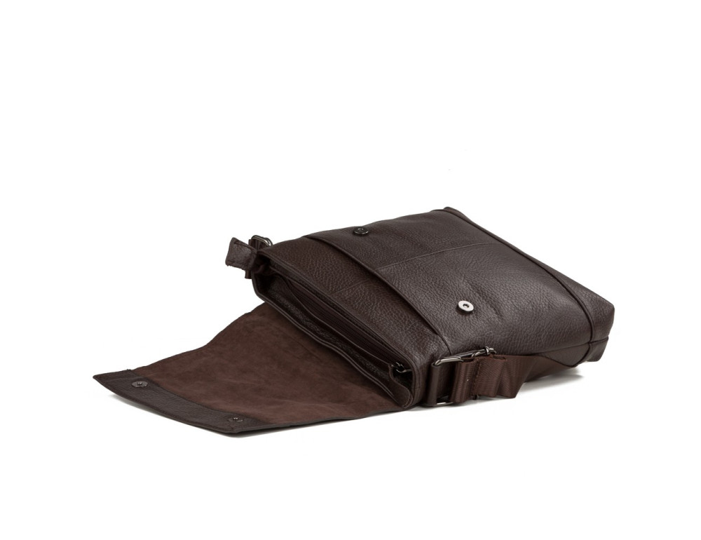 Мужская кожаная сумка-мессенджер TIDING BAG M38-8136C - Фото № 3
