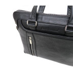 Чоловіча шкіряна сумка під macbook Black Diamond BD37A чорна - Фотографія № 106