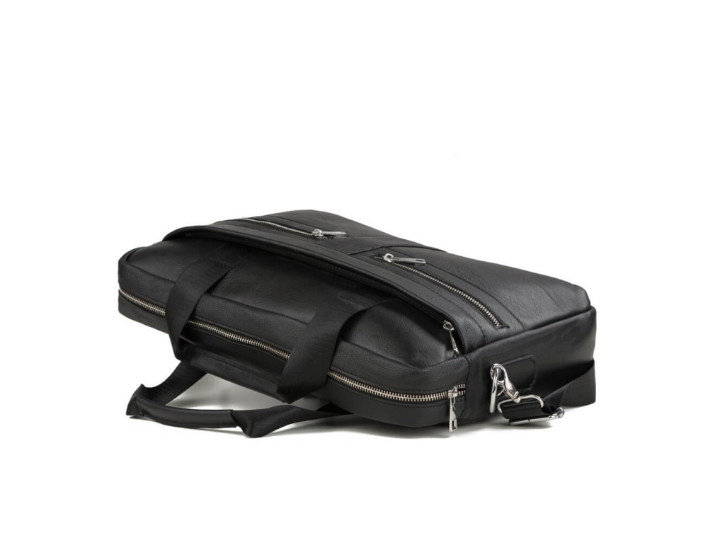 Шкіряна сумка для ноутбука чоловіча Tiding Bag A25-1120A - Фотографія № 5