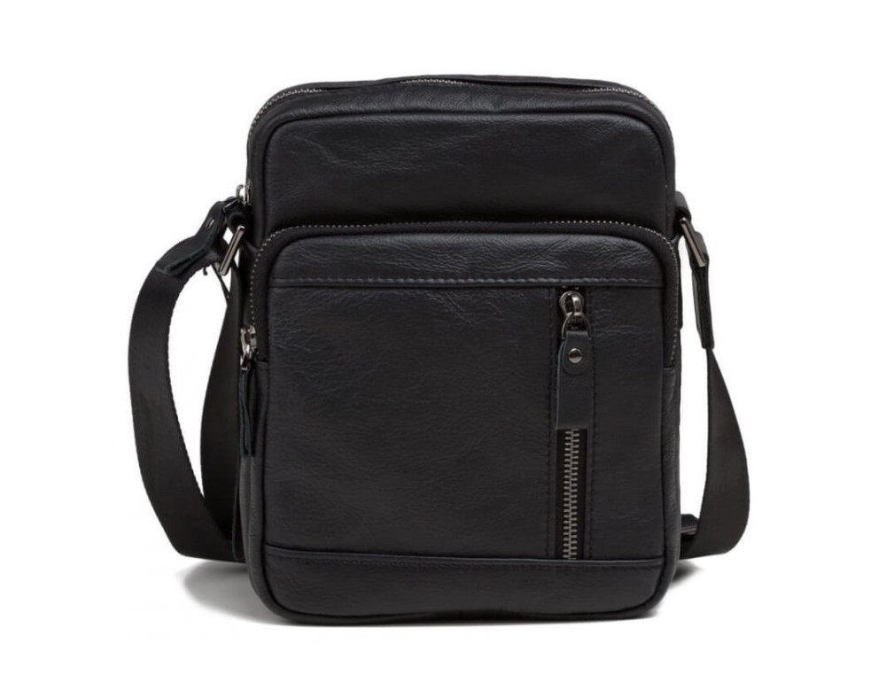 Чоловіча шкіряна сумка на плече TIDING BAG 8028A - Фотографія № 2
