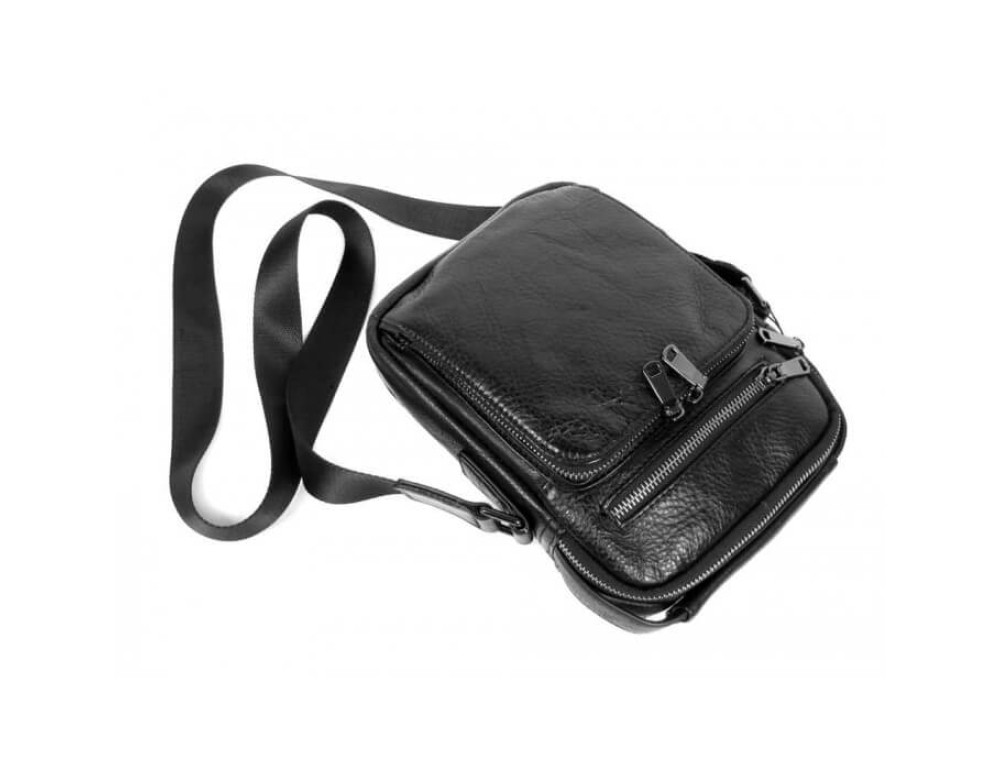 Мужская кожаная сумка на плечо TIDING BAG 5005A - Фото № 4