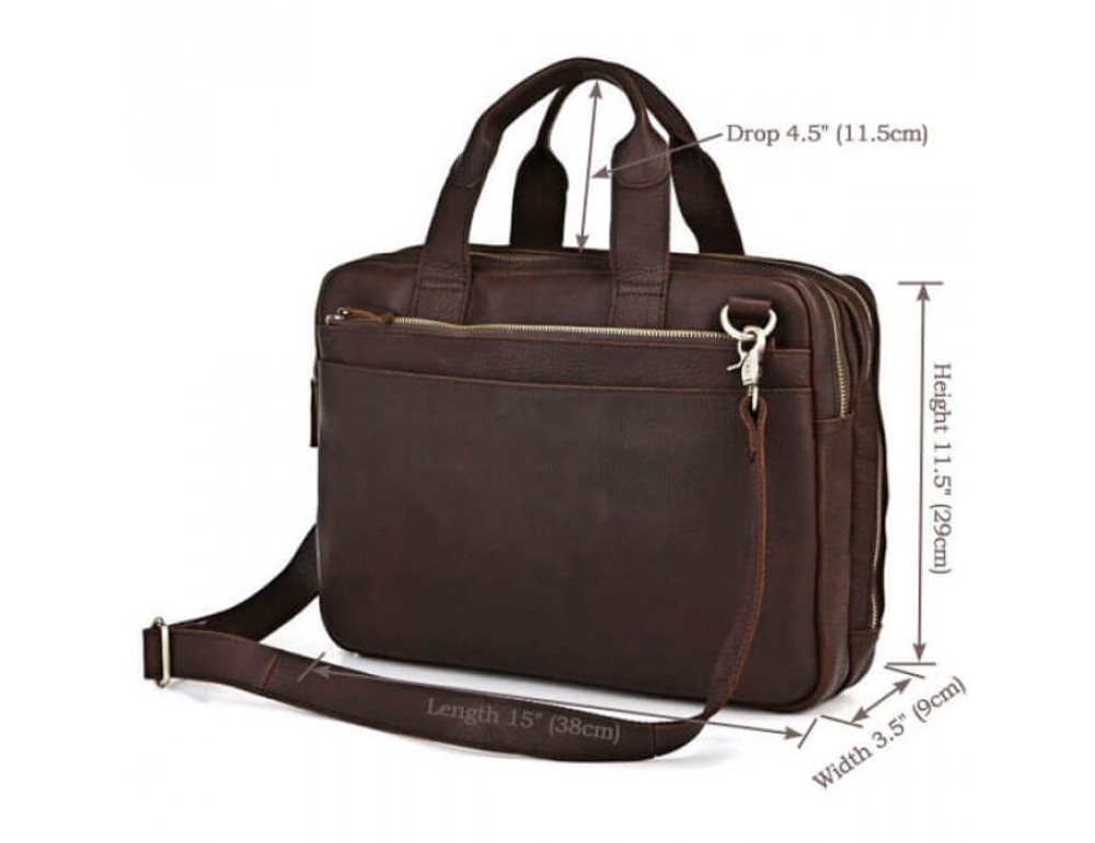 Шкіряна сумка TIDING BAG 7092R - Фотографія № 3