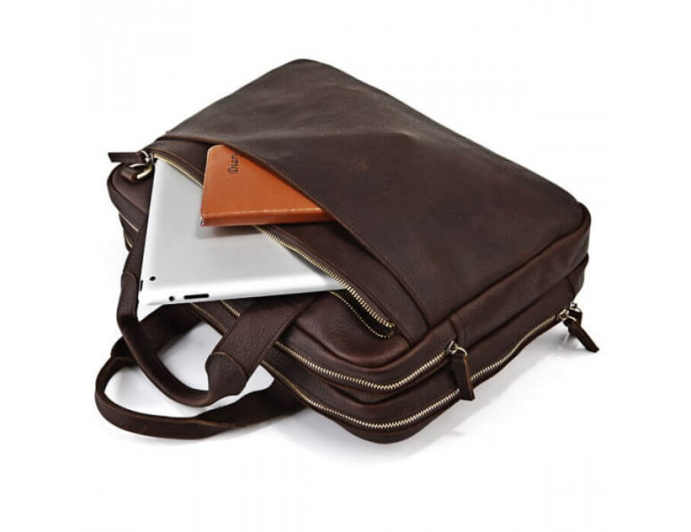 Шкіряна сумка TIDING BAG 7092R - Фотографія № 6