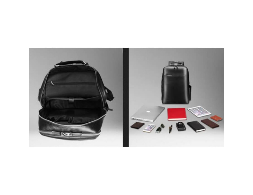 Міський шкіряний рюкзак TIDING BAG B3-1631A - Фотографія № 7