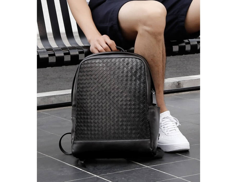 Стильний міський рюкзак TIDING BAG B3-1741A чорний - Фотографія № 8