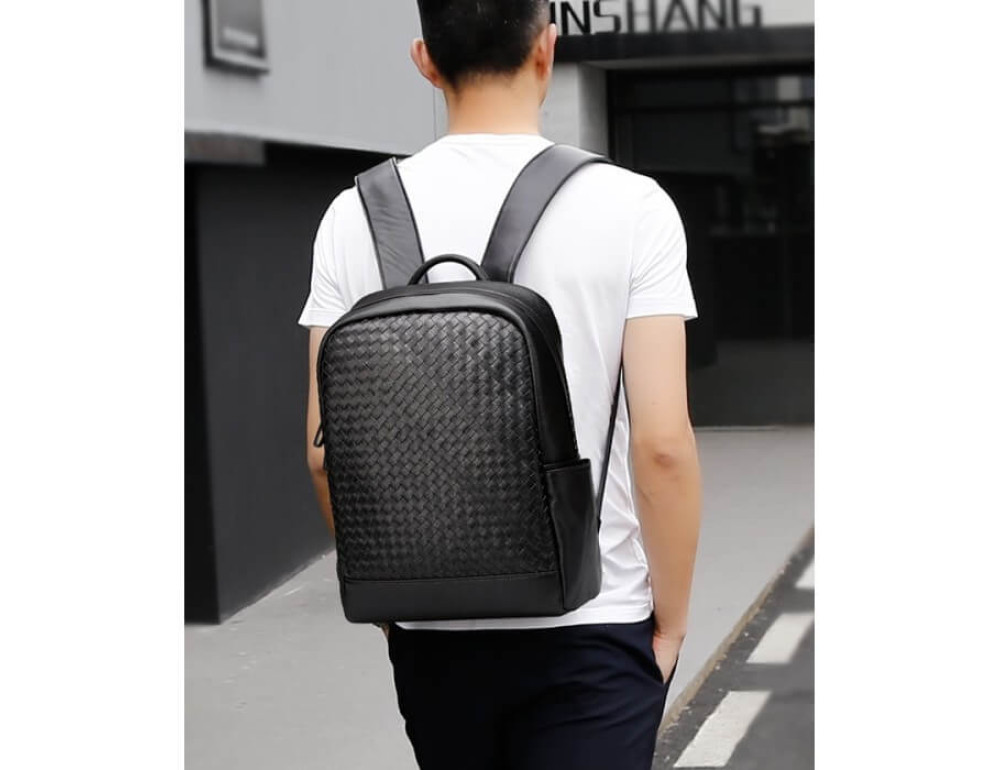 Стильний міський рюкзак TIDING BAG B3-1741A чорний - Фотографія № 9