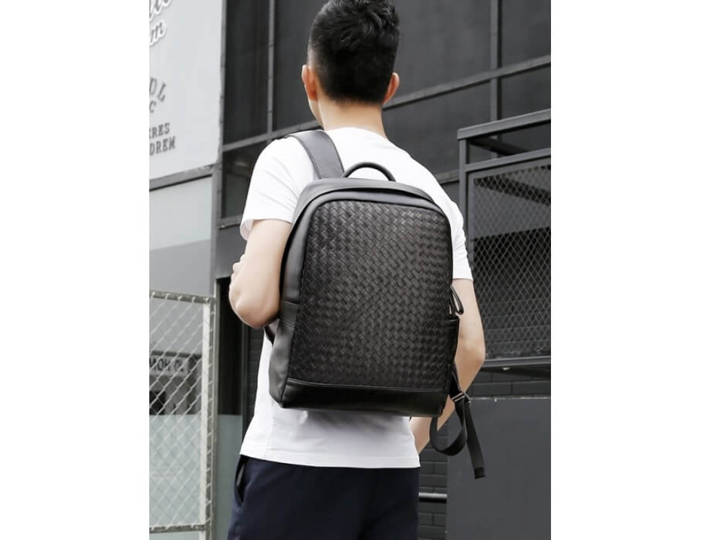 Стильний міський рюкзак TIDING BAG B3-1741A чорний - Фотографія № 2