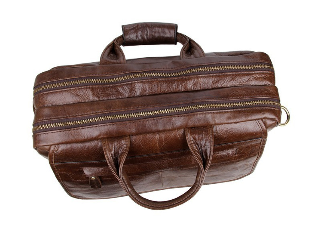 Шкіряна сумка через плече TIDING BAG 7085C - Фотографія № 7