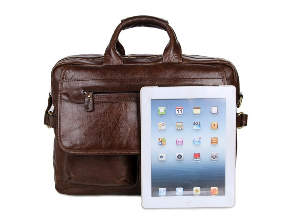 Шкіряна сумка через плече TIDING BAG 7085C - Фотографія № 2