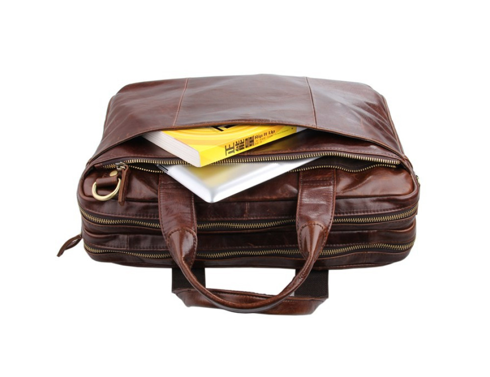 Шкіряна сумка через плече TIDING BAG 7092-2C - Фотографія № 8
