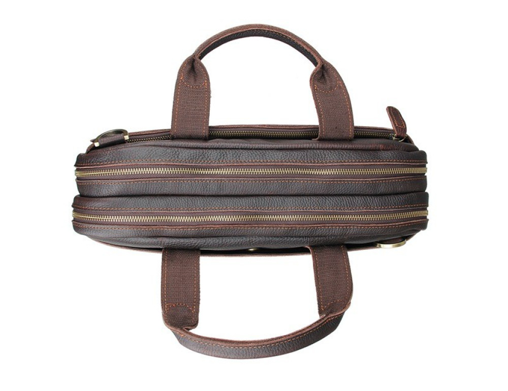 Шкіряна сумка через плече TIDING BAG 7092Q - Фотографія № 10