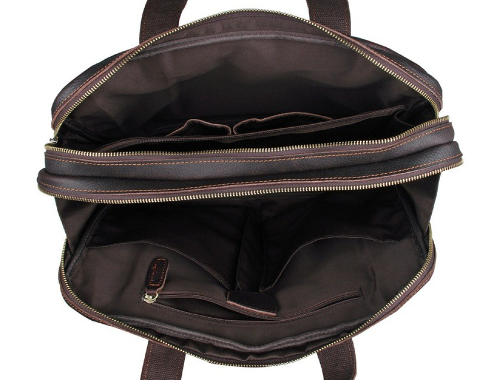 Шкіряна сумка через плече TIDING BAG 7092Q - Фотографія № 3