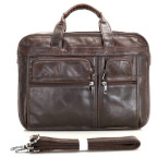 Шкіряна сумка  TIDING BAG 7093C темно-коричнева - Фотографія № 107