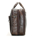 Шкіряна сумка  TIDING BAG 7093C темно-коричнева - Фотографія № 102