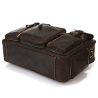 Чоловічий шкіряний портфель Jasper Maine JD7028R темно-коричневий - Фотографія № 107