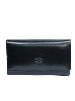 Чёрный женский портмоне TONY PEROTTI Italico 1073 nero