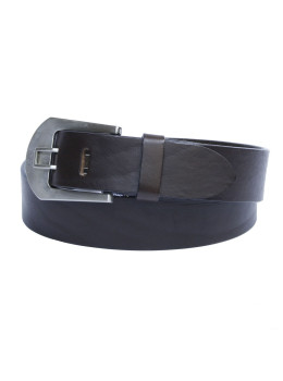 Джинсовый кожаный ремень коричневого цвета Tony Perotti 106 moro