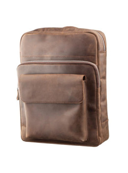 Кожаный рюкзак небольшого размер SHVIGEL 11175