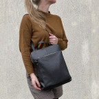 Женская кожаная сумка-рюкзак Tony Perotti Borsa CA04C-21BK nero - Фото № 102