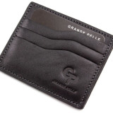 Маленький шкіряний кардхолдер із кишенею для купюр Grande Pelle 305610