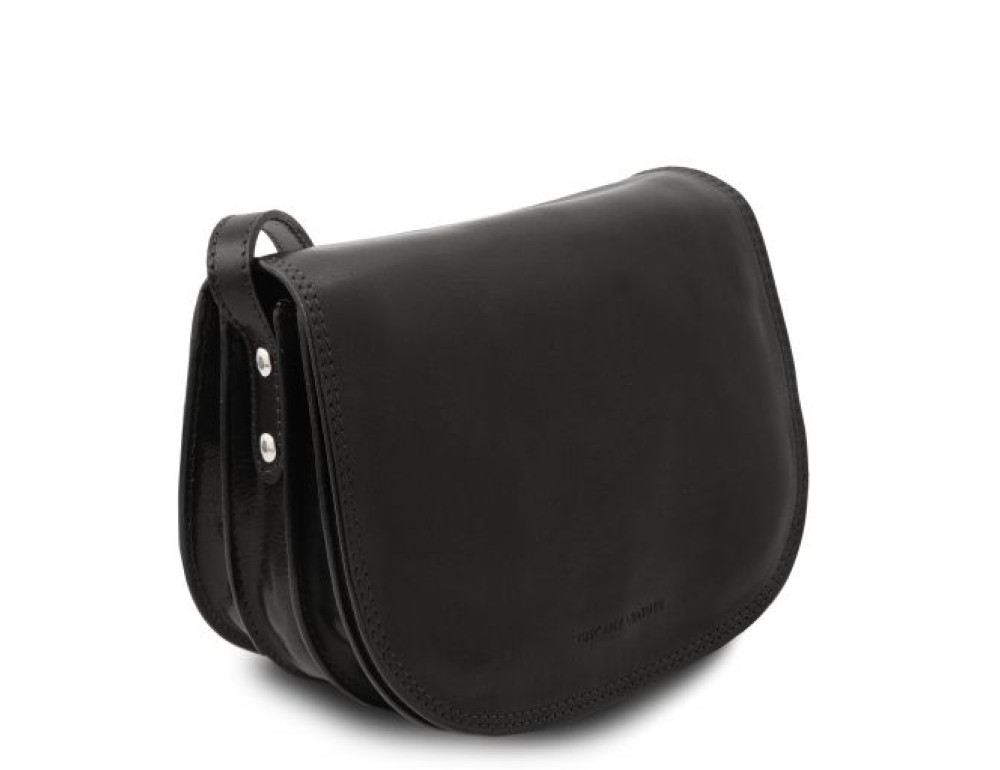Чорна сумка з натуральної шкіри Tuscany Leather Isabella TL9031 Black - Фотографія № 2
