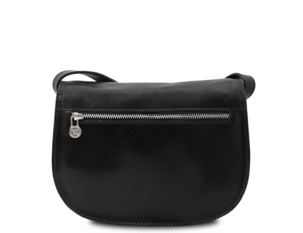 Чорна сумка з натуральної шкіри Tuscany Leather Isabella TL9031 Black - Фотографія № 3