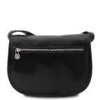 Чорна сумка з натуральної шкіри Tuscany Leather Isabella TL9031 Black - Фотографія № 102