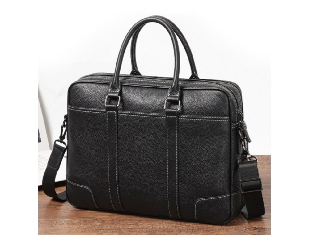 Чоловіча сумка для ноутбука з двома відділеннями Tiding Bag FL-SM8-016A - Фотографія № 2