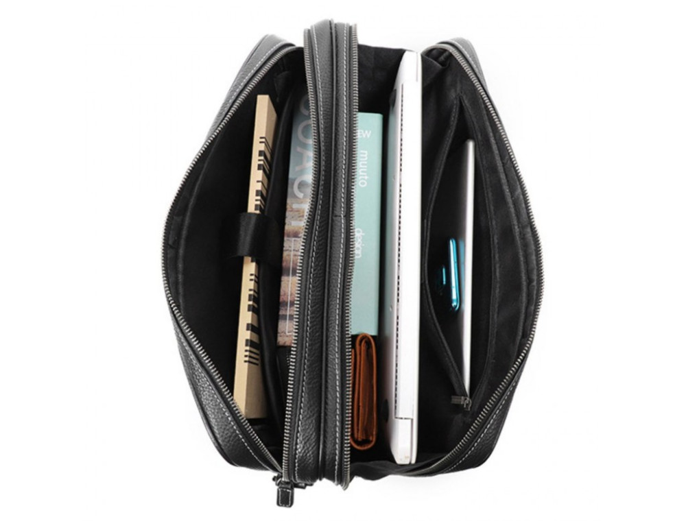 Чоловіча сумка для ноутбука з двома відділеннями Tiding Bag FL-SM8-016A - Фотографія № 6