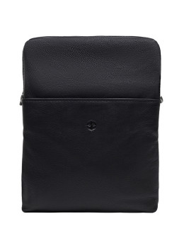 Чоловічий шкіряний месенджер на два відділення TONY PEROTTI Cortina 6046 nero