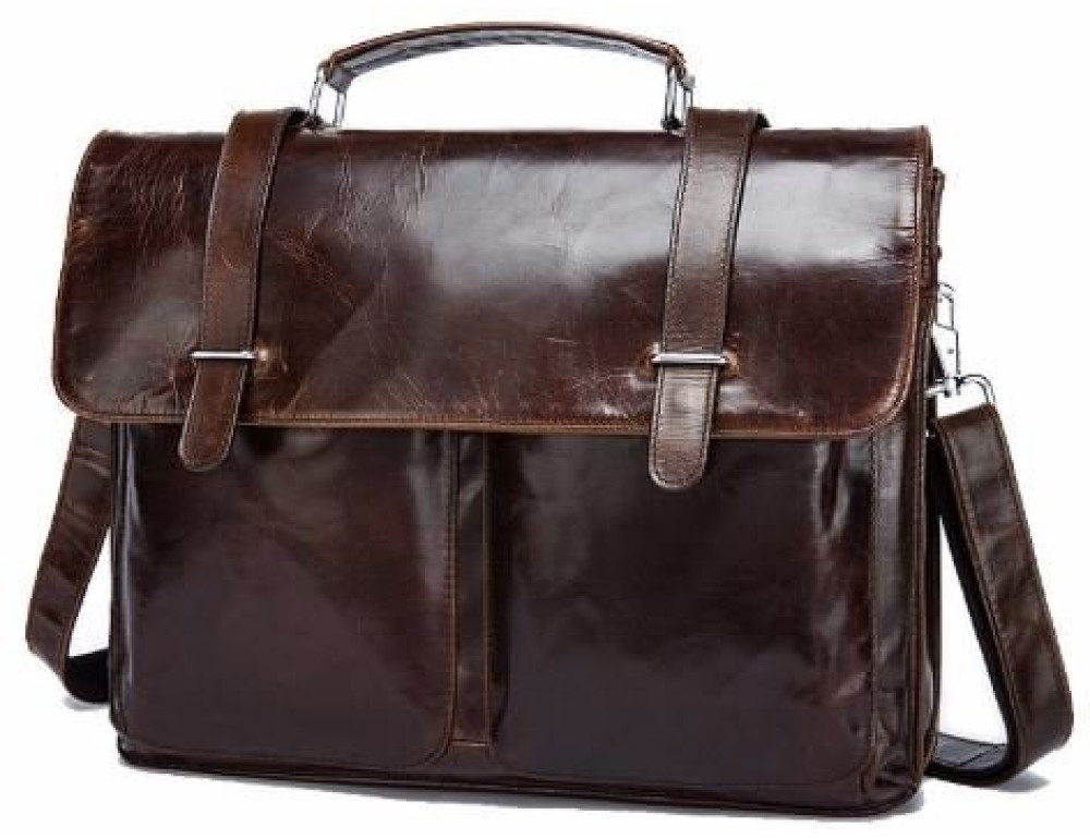 Чоловічий портфель із натуральної шкіри Vintage 14866 - Фотографія № 3