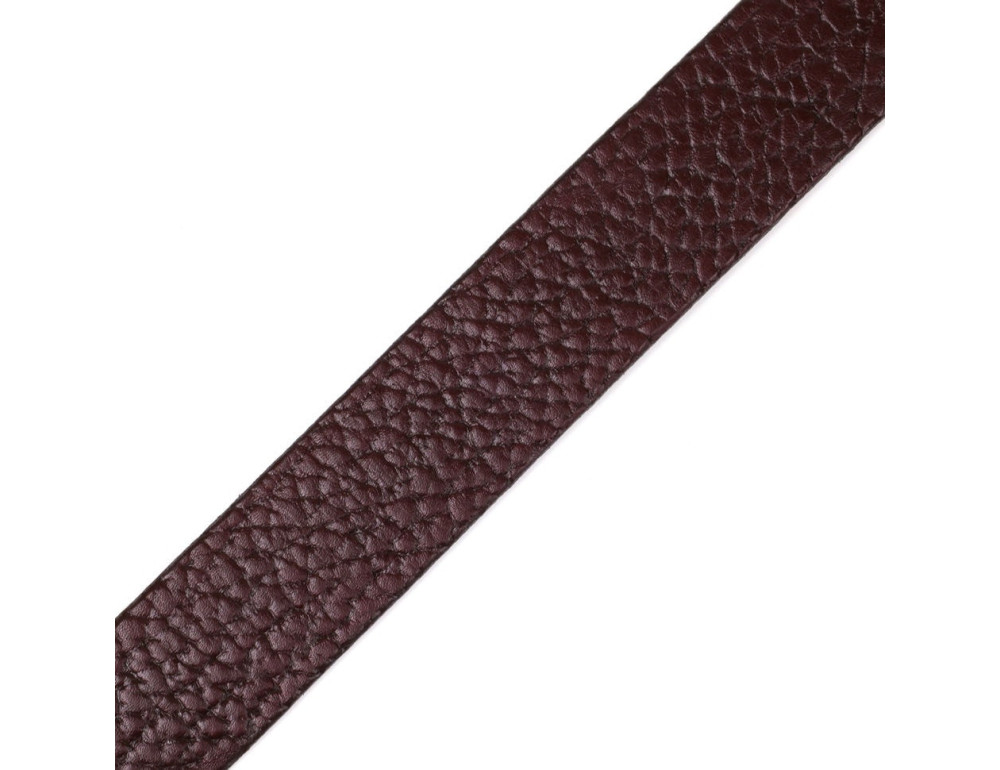 Чоловічий ремінь із фактурної шкіри SHVIGEL 17341 - Фотографія № 8