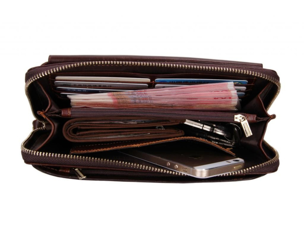 Мужской кожаный клатч TIDING BAG 8039C - Фото № 2